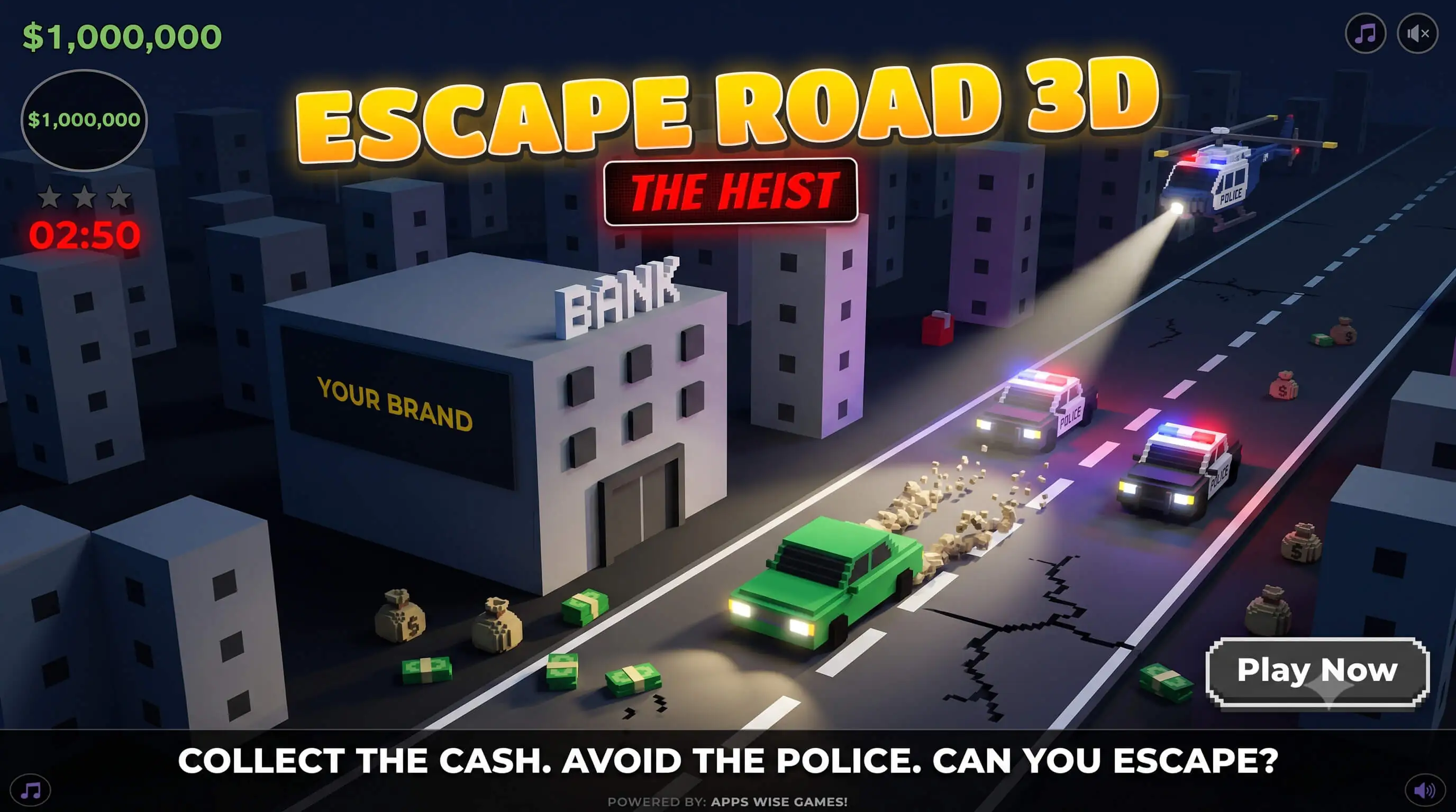 Escape Road 3D - The Heist