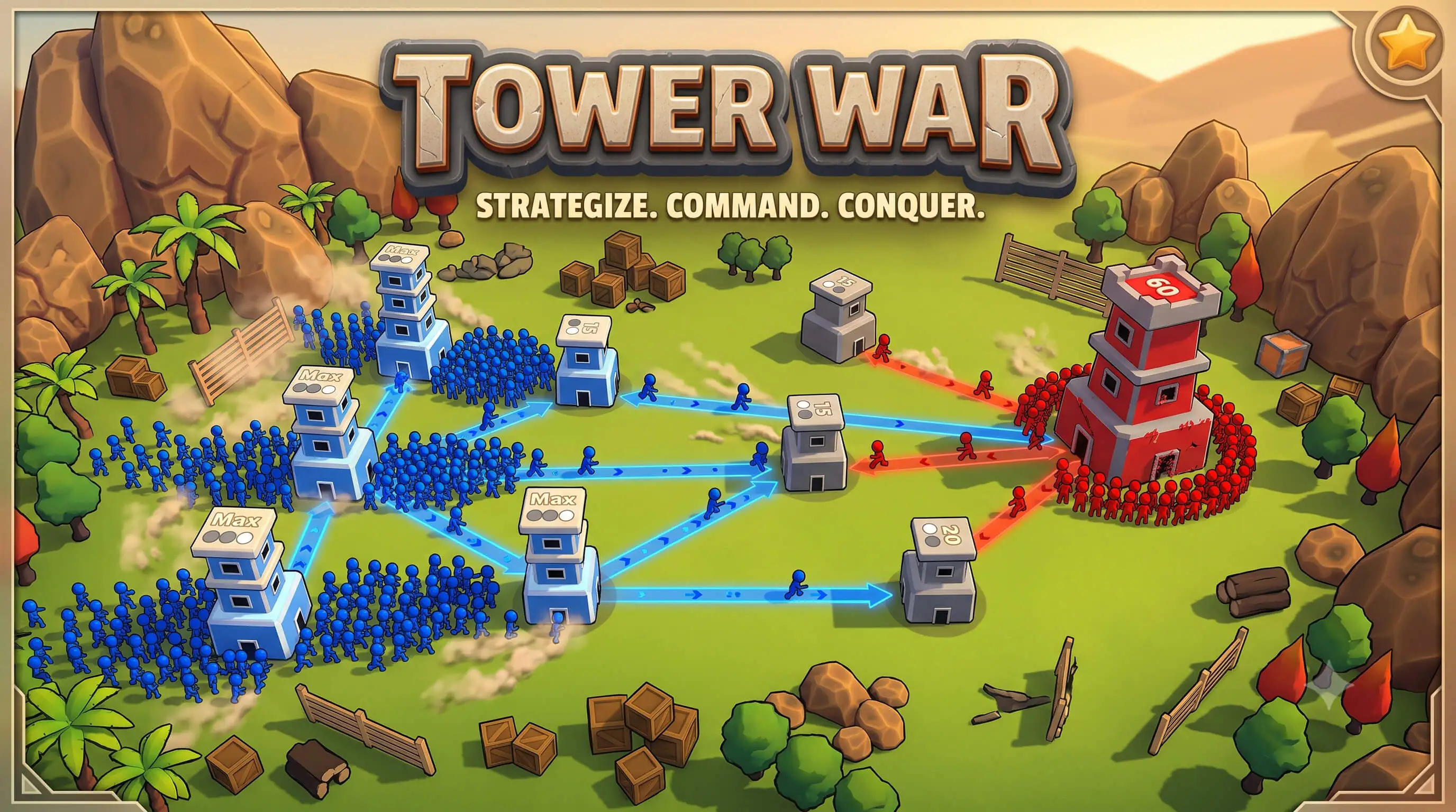 Tower War - C3P + HTML5