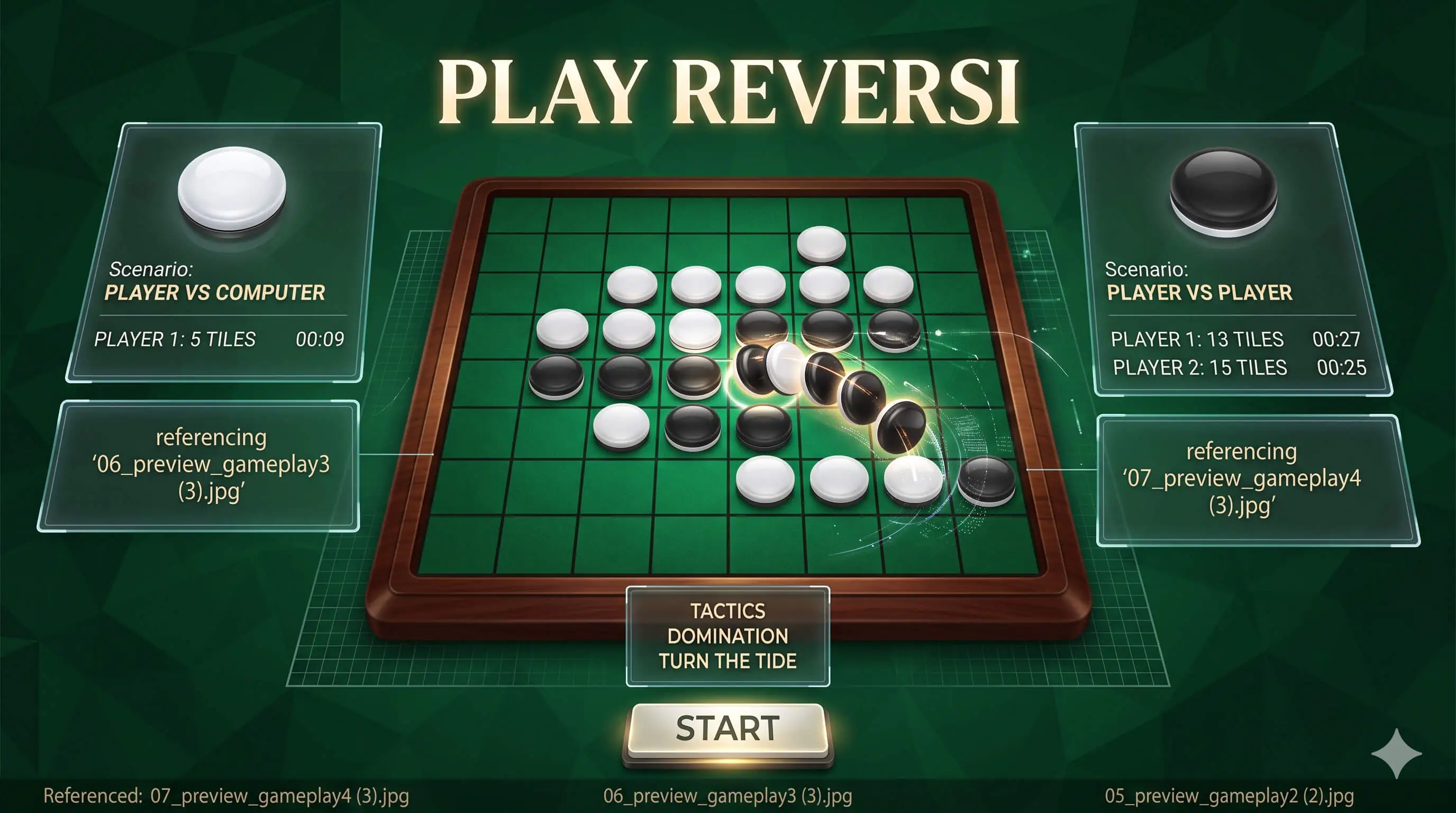 Play Reversi - HTML5 Game