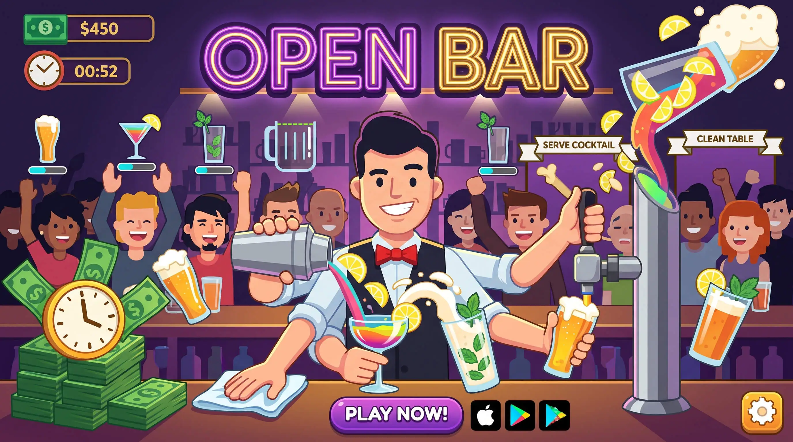 Open Bar - HTML5 Game