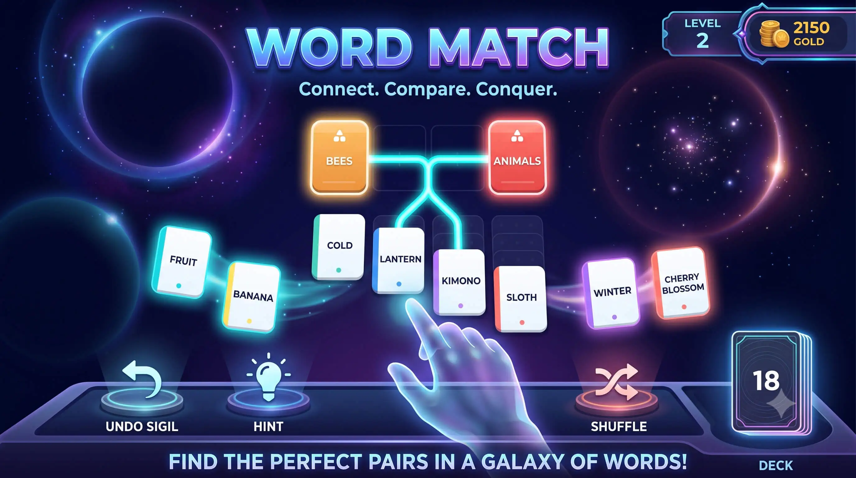 Word Match - HTML5 Game (Endless)