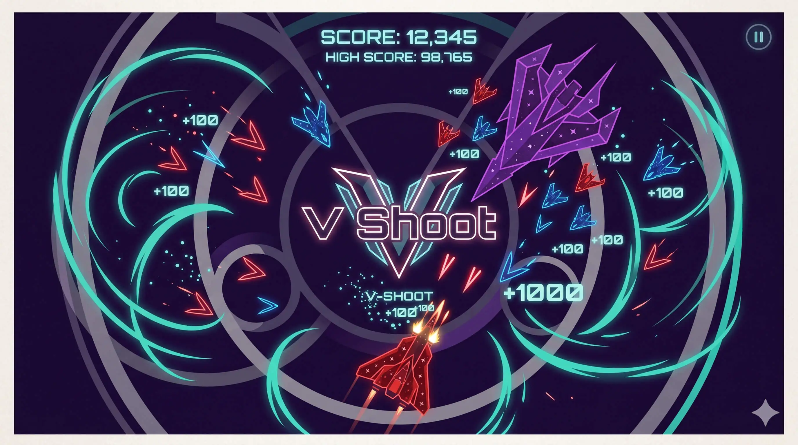V Shoot | HTML5 Game Template