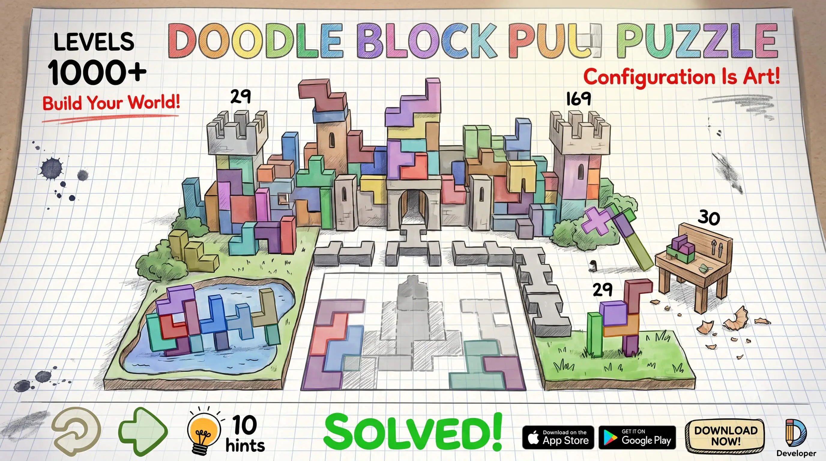 Doodle Block Puzzle