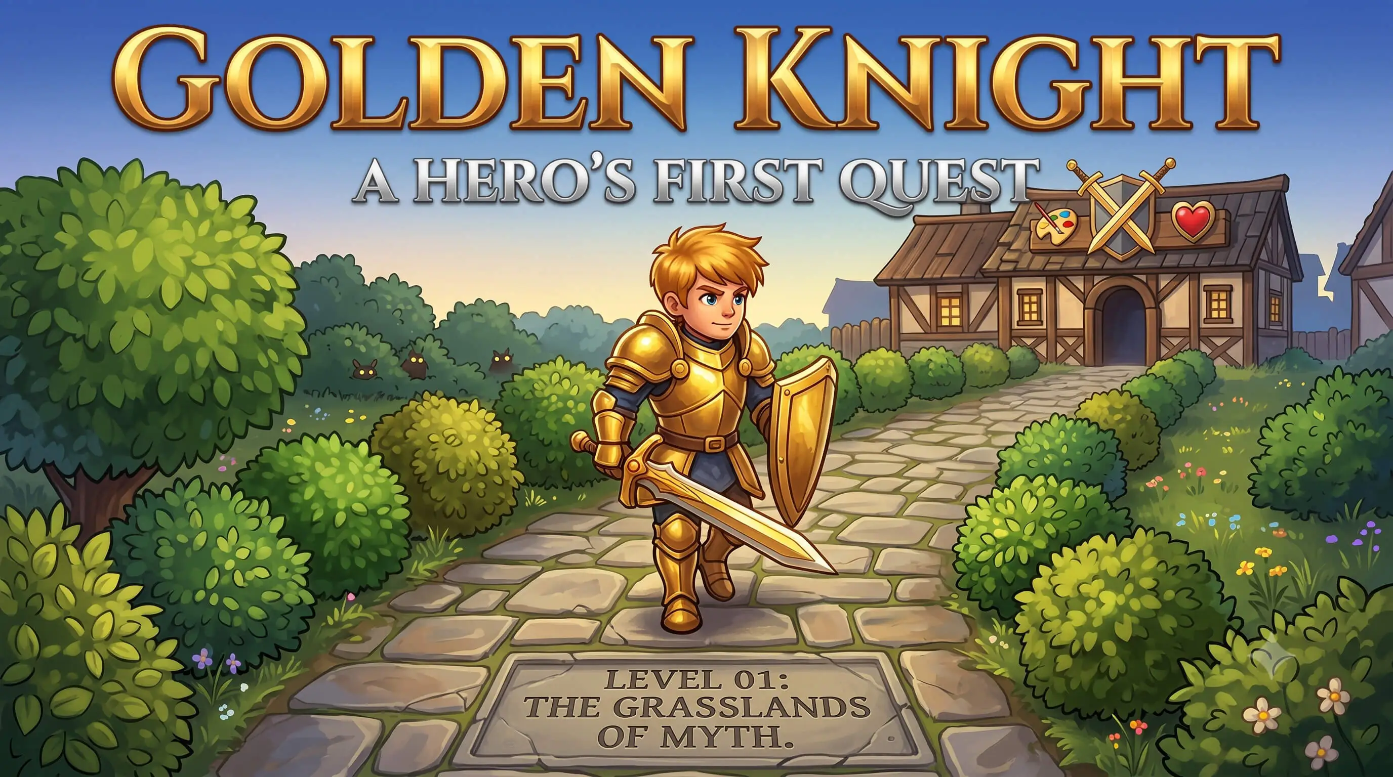Golden Knight - Html5 Hero Game