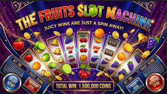 Slot Machine The Fruits - HTML5 Casino Game