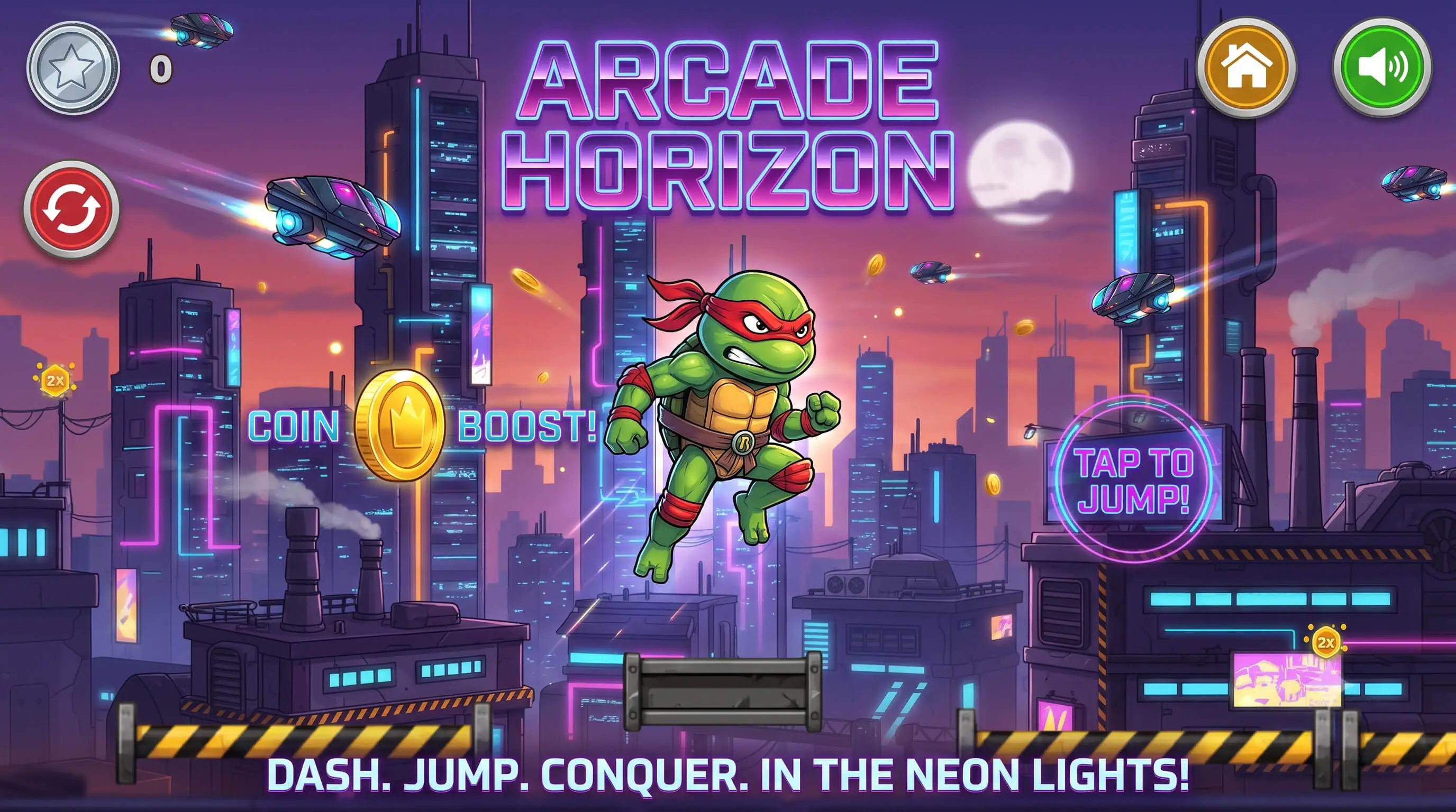 Arcade Horizon - Construct 3 Game (HTML5, AdMob, C3P)