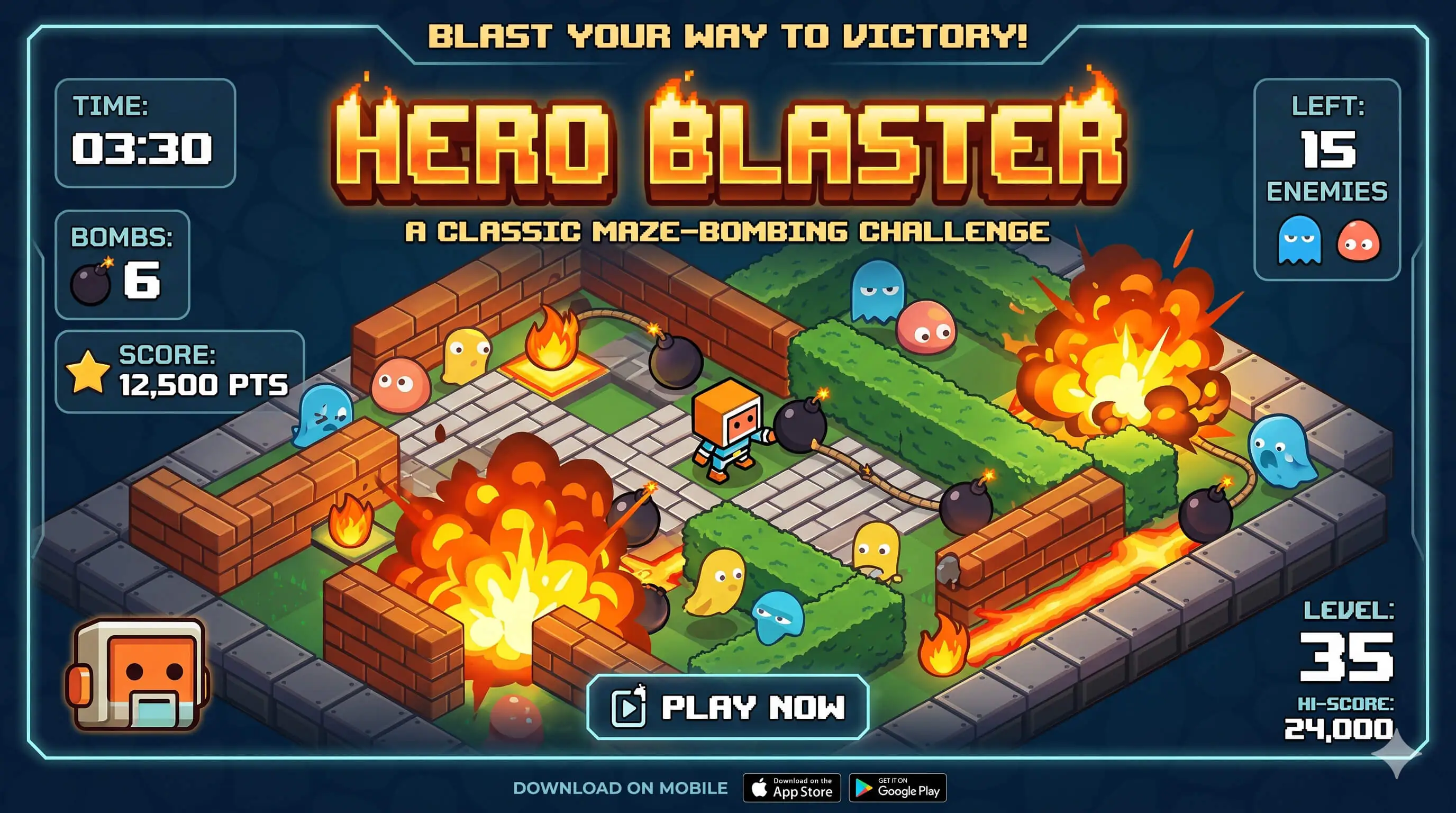 Hero Blaster - HTML5 Game
