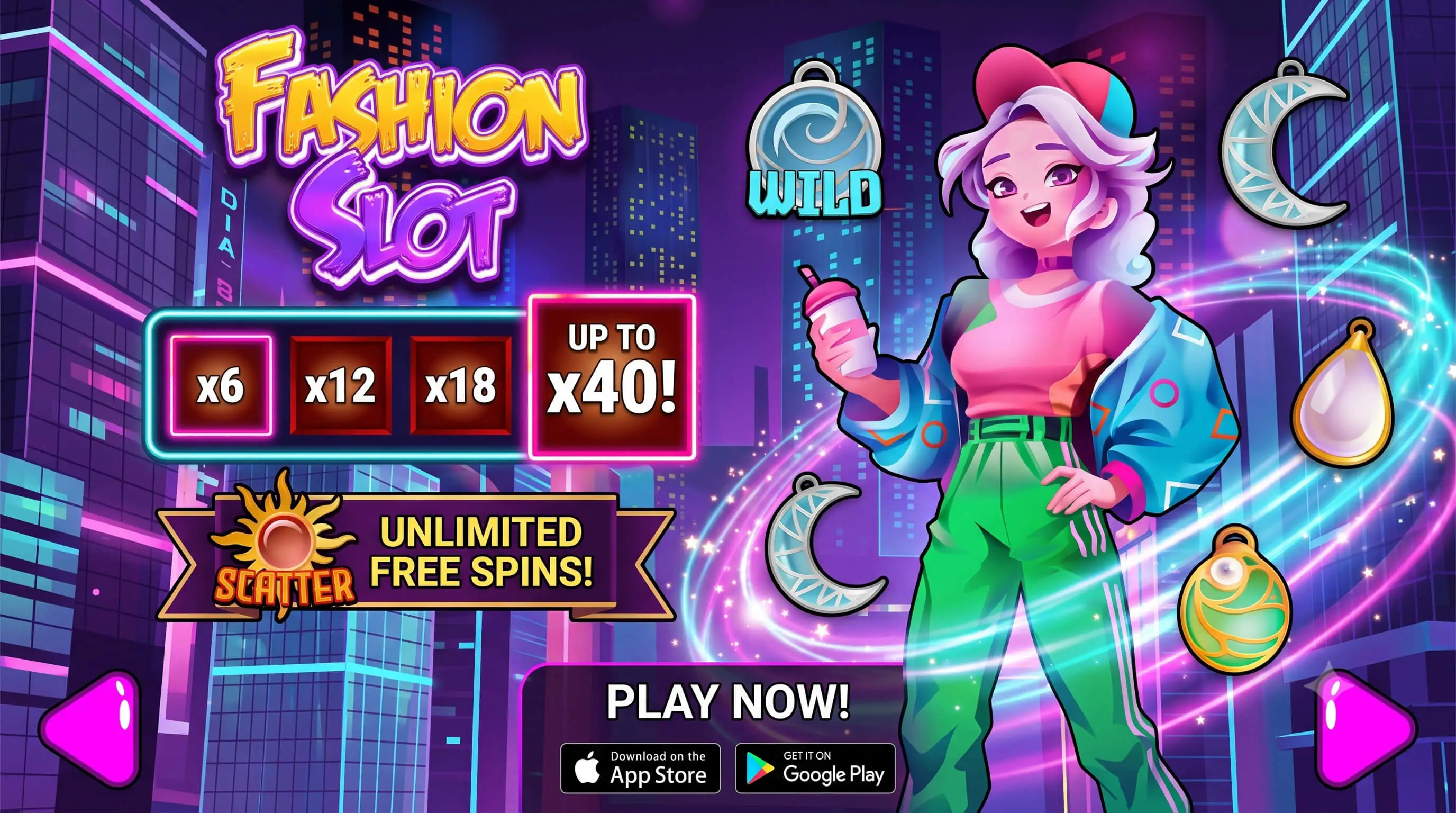 Fashion Slot - HTML5 Game