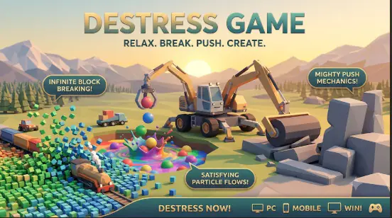 Destress Game - Html5 (Cosntruct3, C3p) 80+ mini games