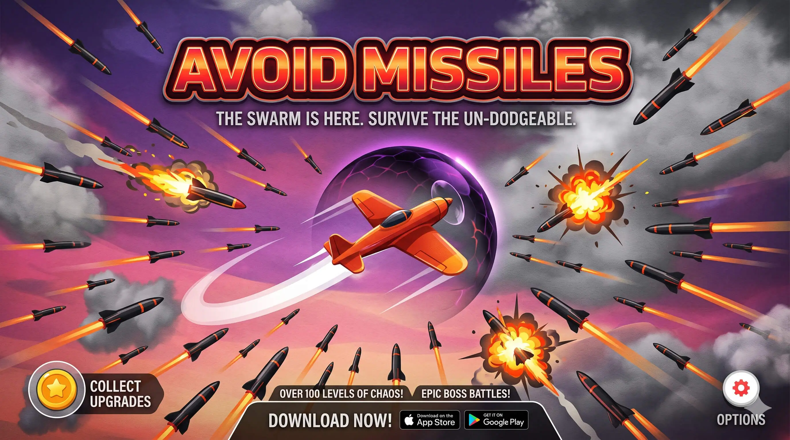 Avoid Missiles - HTML5 Game