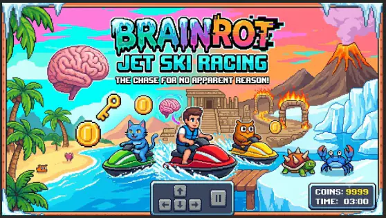 Brainrot Jet Ski Racing - HTML5 game - PlayCanvas