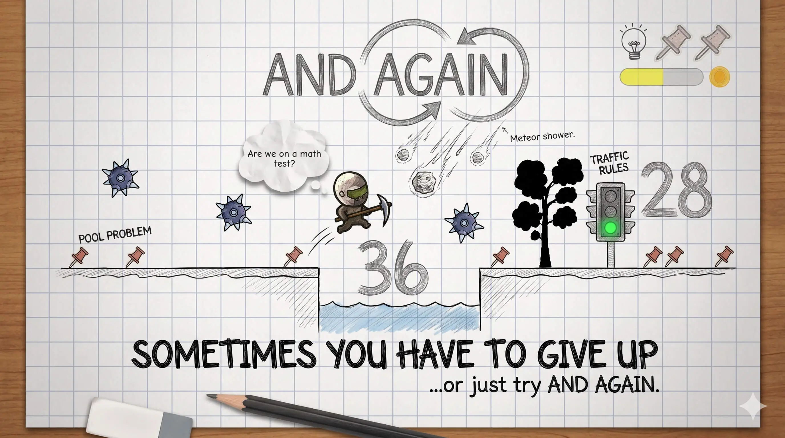 And Again Platform Puzzle Game
