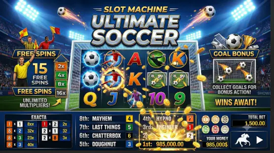 Slot Machine Ultimate Soccer - HTML5 Casino Game