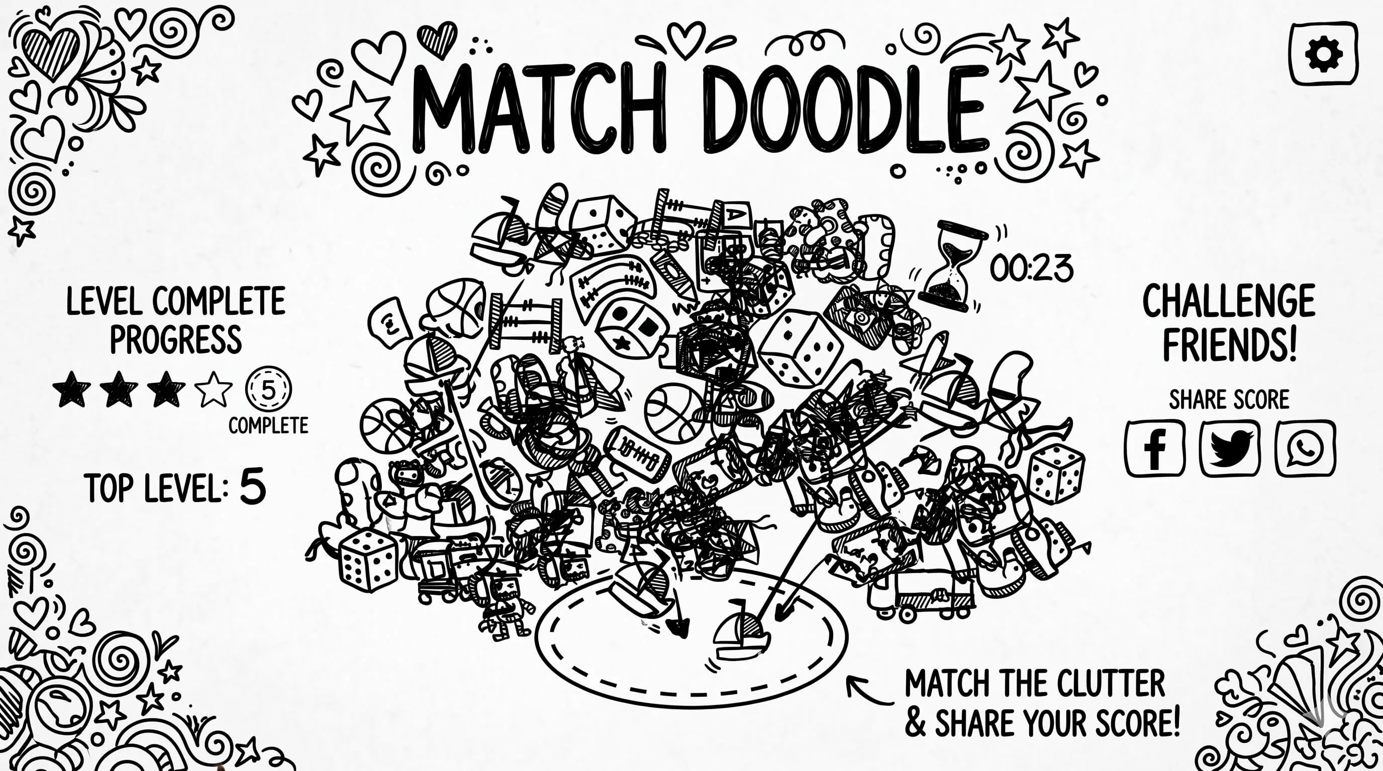 Match Doodle - HTML5 Game