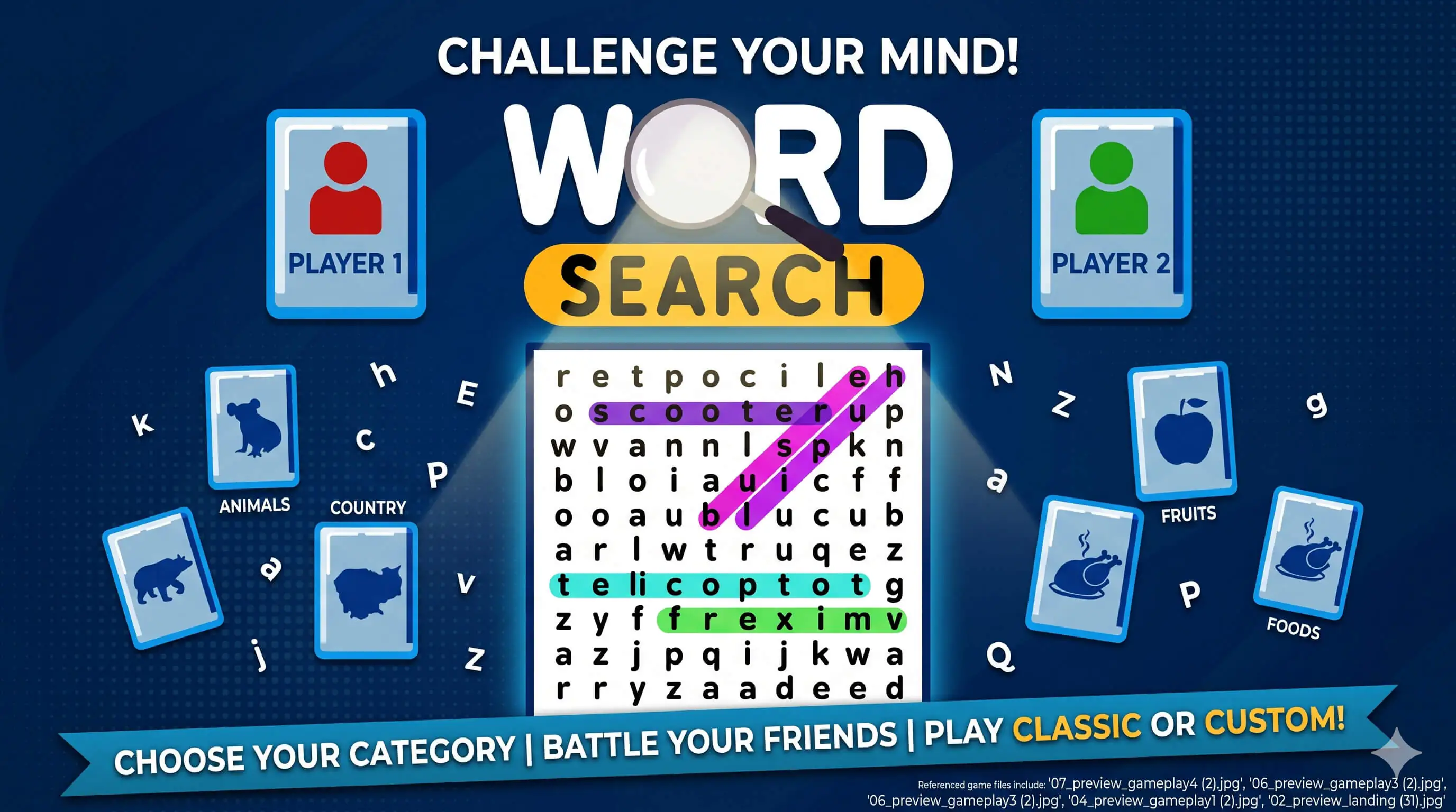 Word Search - HTML5 Game