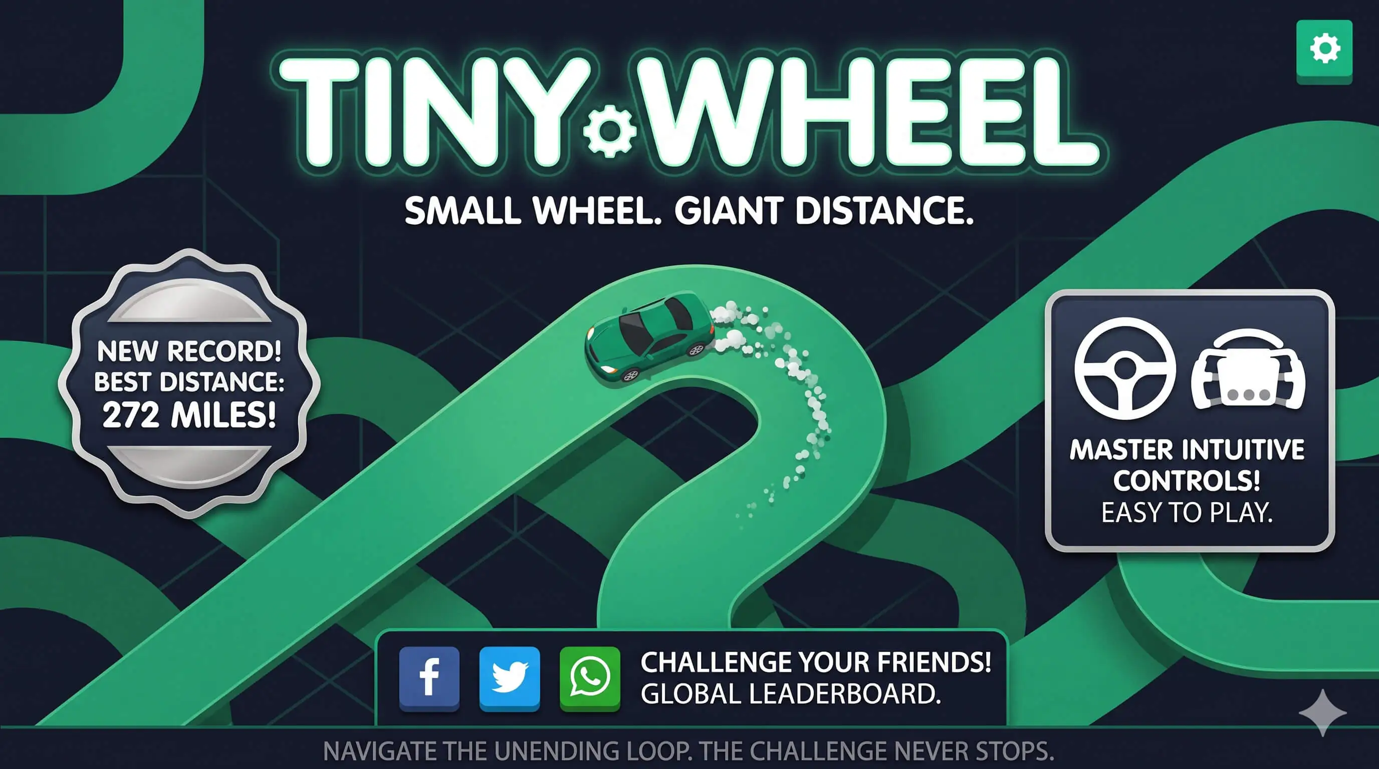 Tiny Wheel - HTML5 Game