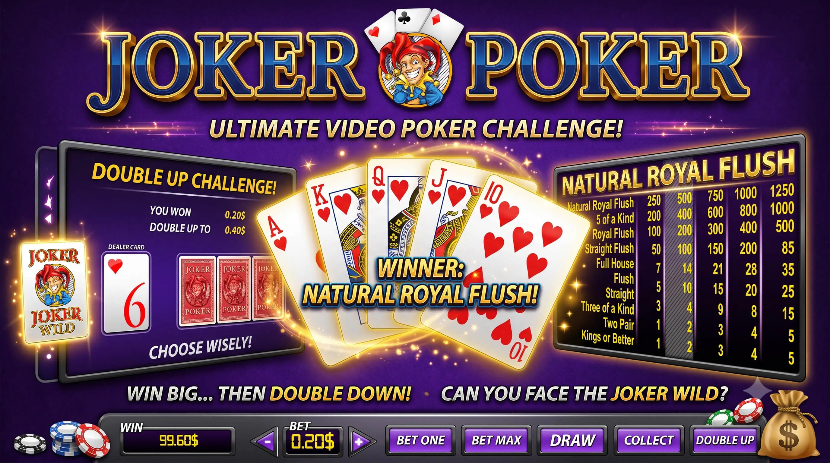 Joker Poker - HTML5 Casino Game