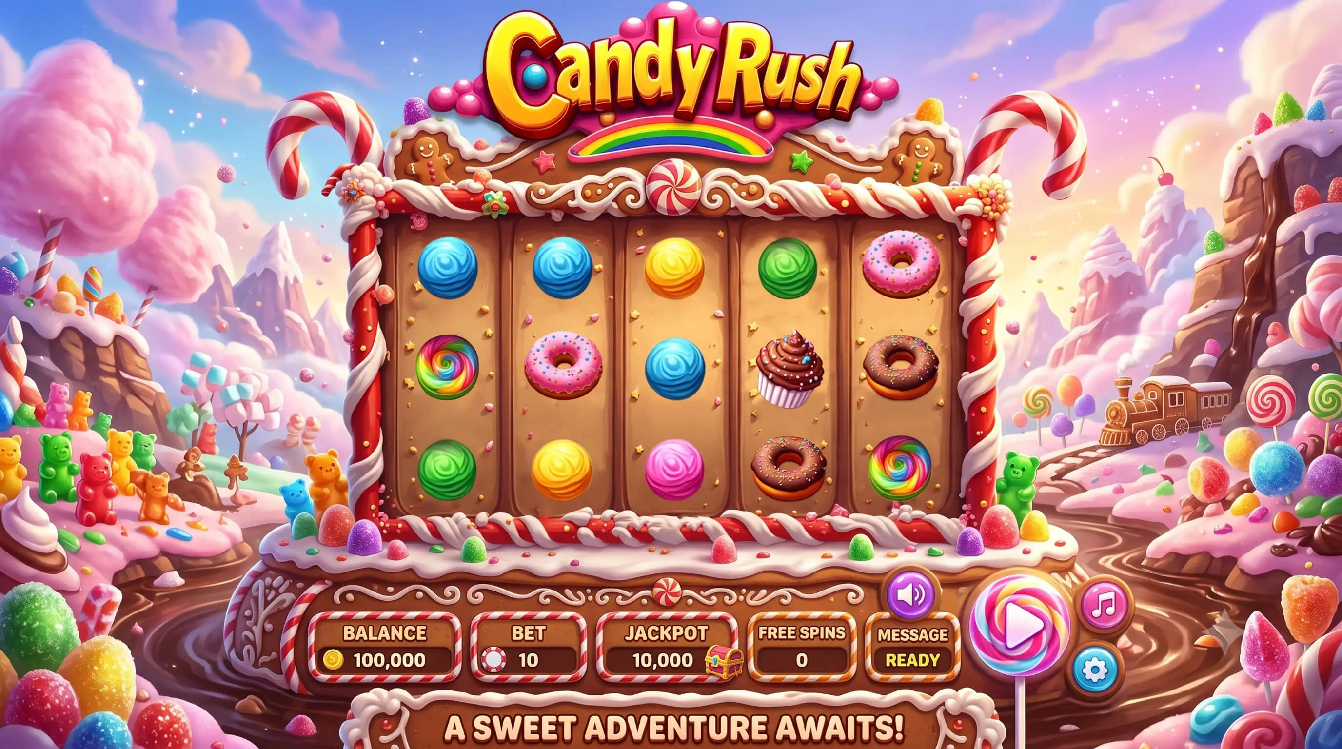 Candy Rush - HTML5 Slot Machine